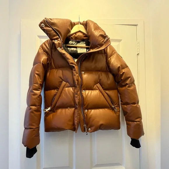 Jackets Coats Sam Nyc Vegan Leather Isabel Saddle Color
